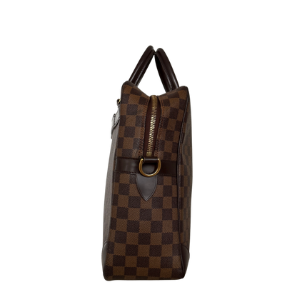 Louis Vuittons Porte Documents Voyage GM Damier Ebene Braun / gut Louis Vuitton