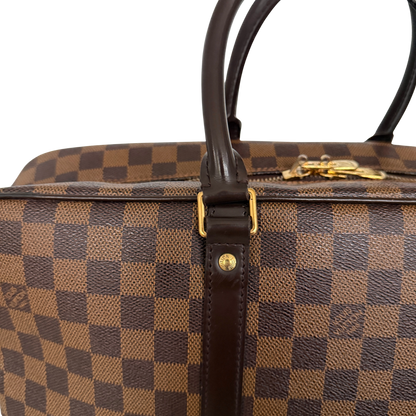Louis Vuittons Porte Documents Voyage GM Damier Ebene Braun / gut Louis Vuitton
