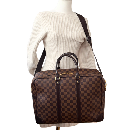 Louis Vuittons Porte Documents Voyage GM Damier Ebene Braun / gut Louis Vuitton