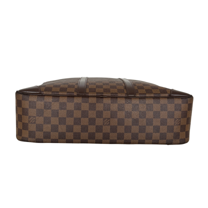 Louis Vuittons Porte Documents Voyage GM Damier Ebene Braun / gut Louis Vuitton