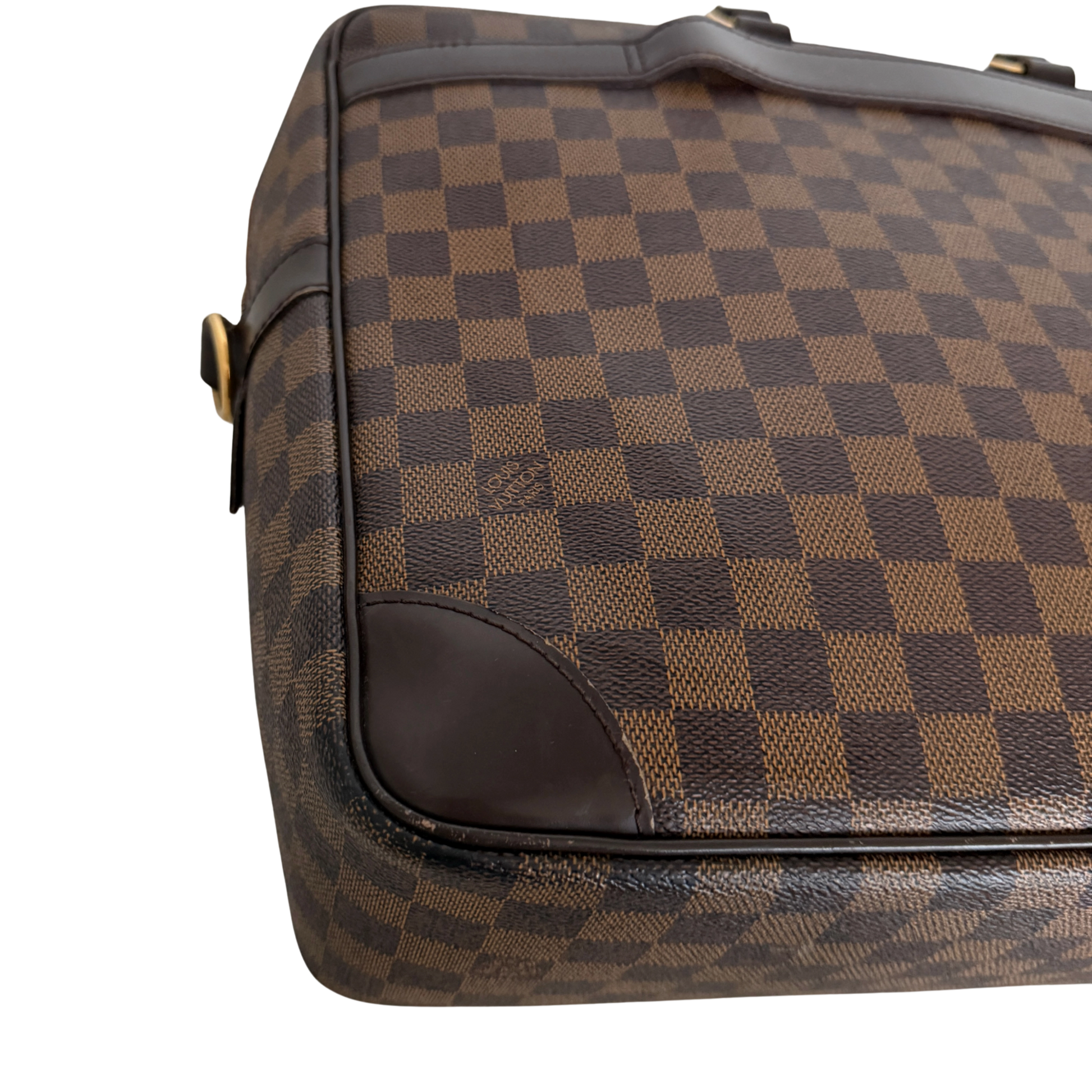 Louis Vuittons Porte Documents Voyage GM Damier Ebene Braun / gut Louis Vuitton