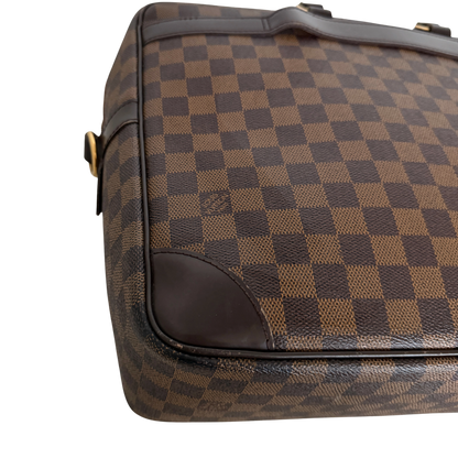 Louis Vuittons Porte Documents Voyage GM Damier Ebene Braun / gut Louis Vuitton