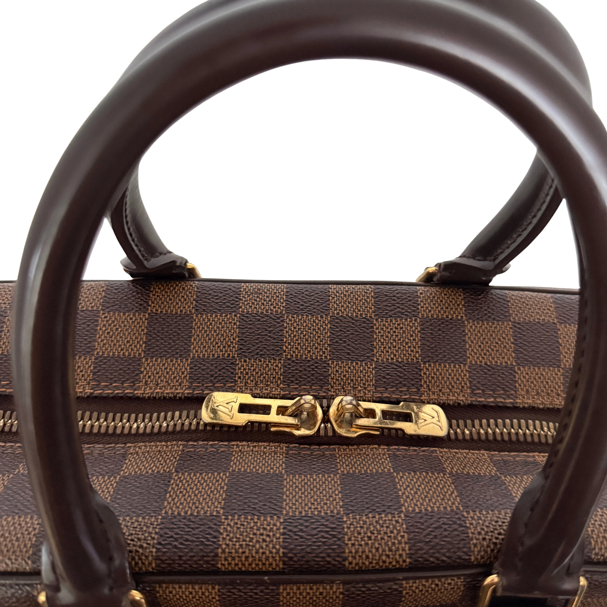 Louis Vuittons Porte Documents Voyage GM Damier Ebene Braun / gut Louis Vuitton