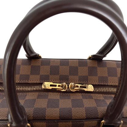 Louis Vuittons Porte Documents Voyage GM Damier Ebene Braun / gut Louis Vuitton