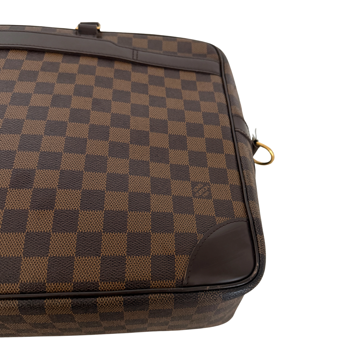 Louis Vuittons Porte Documents Voyage GM Damier Ebene Braun / gut Louis Vuitton