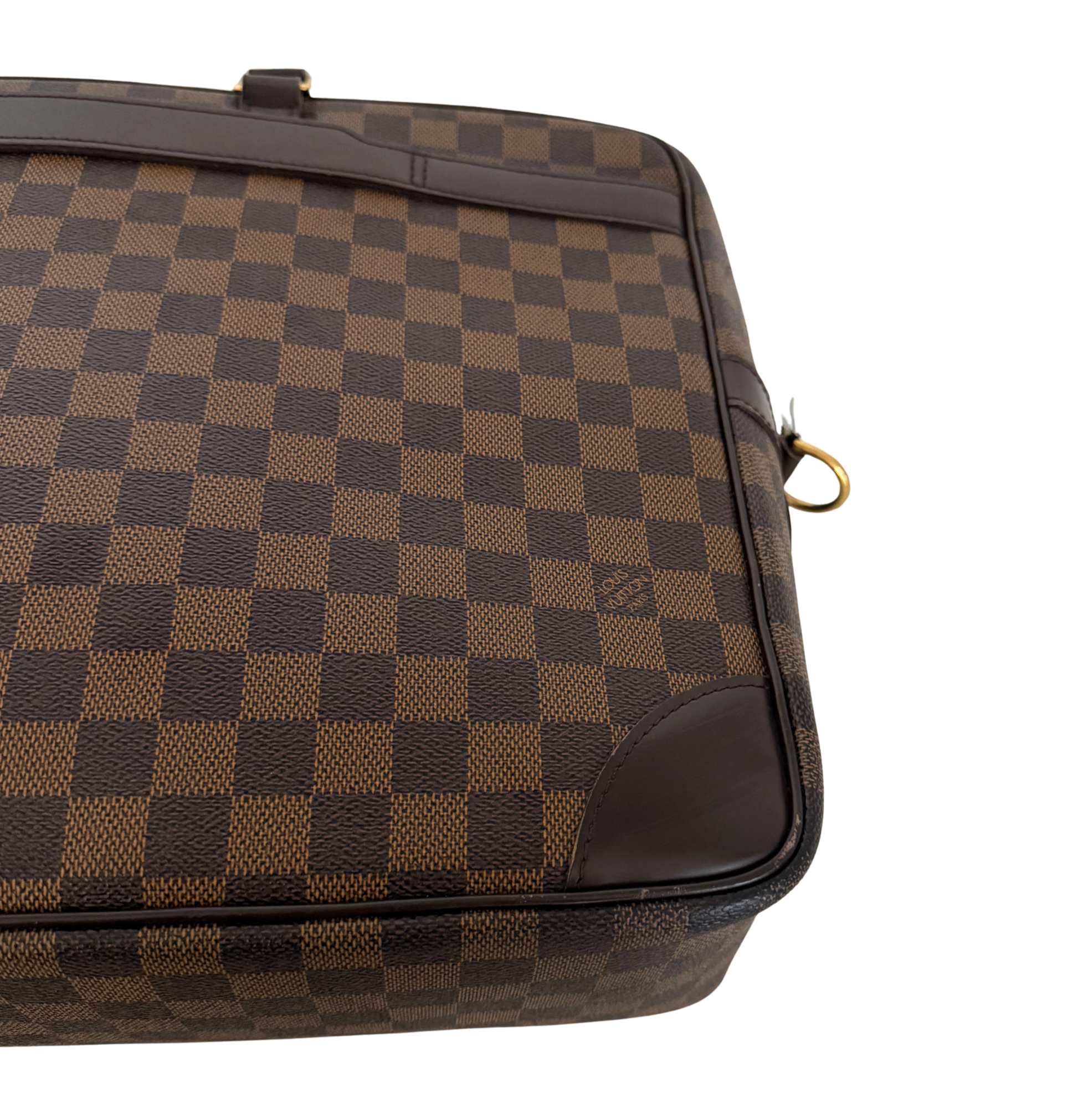 Louis Vuittons Porte Documents Voyage GM Damier Ebene Braun / gut Louis Vuitton