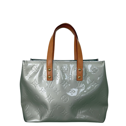 Louis Vuitton Reade PM Handtasche Monogram Vernis silber / sehr gut Louis Vuitton