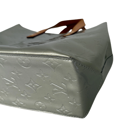 Louis Vuitton Reade PM Handtasche Monogram Vernis silber / sehr gut Louis Vuitton