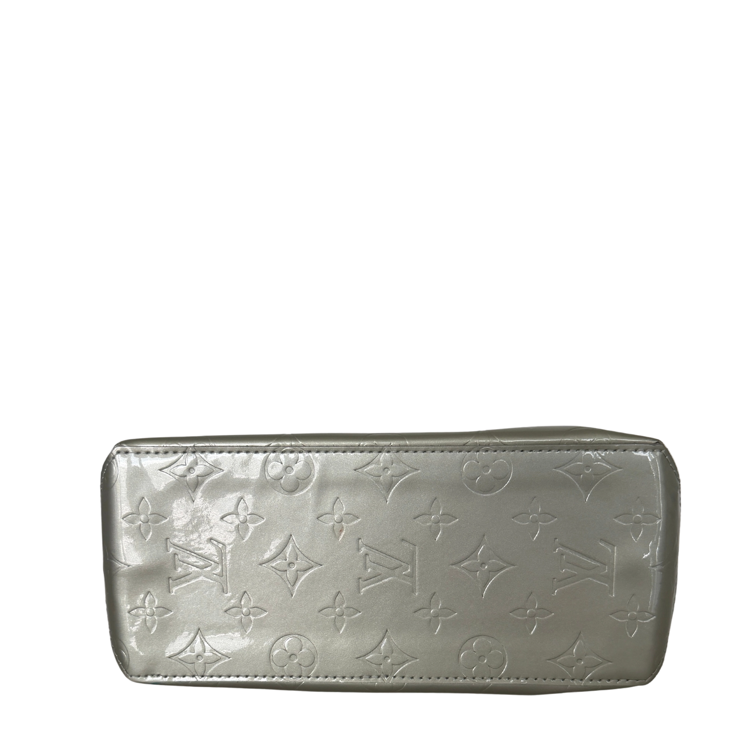 Louis Vuitton Reade PM Handtasche Monogram Vernis silber / sehr gut Louis Vuitton