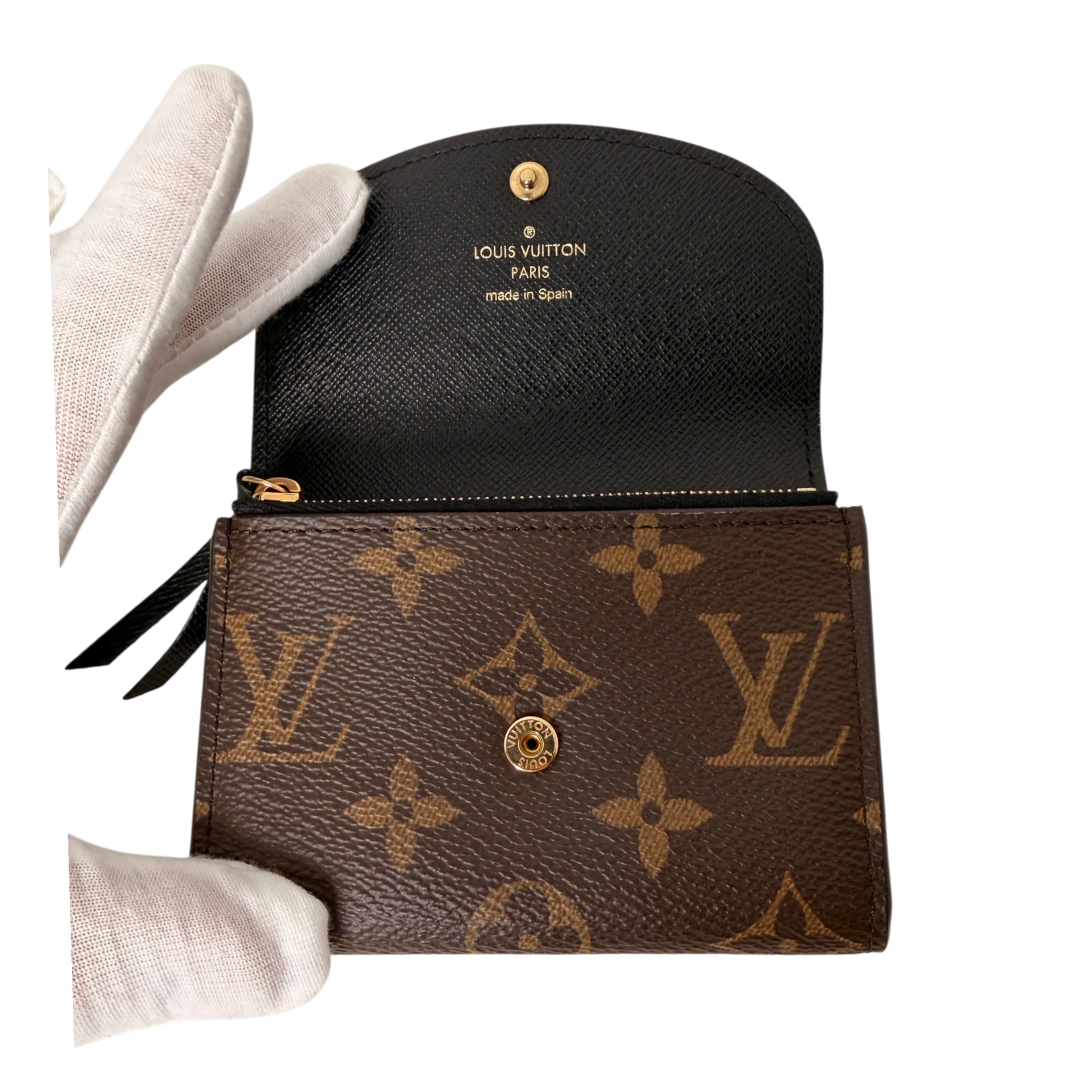 Louis Vuitton Rosalie Coin Geldbörse Monogram Reverse Canvas Louis Vuitton