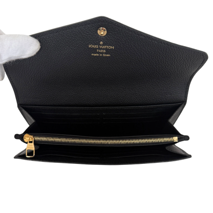 Louis Vuitton Sarah Geldbörse Monogram Empreinte M61182 Schwarz / sehr gut Louis Vuitton