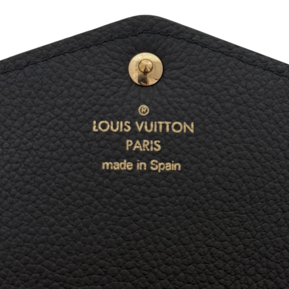 Louis Vuitton Sarah Geldbörse Monogram Empreinte M61182 Schwarz / sehr gut Louis Vuitton