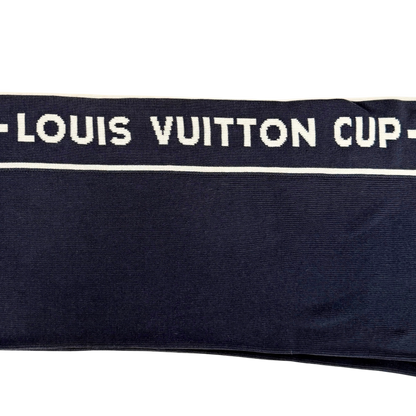 Louis Vuitton Cup Schal Dunkelblau  / sehr gut Louis Vuitton