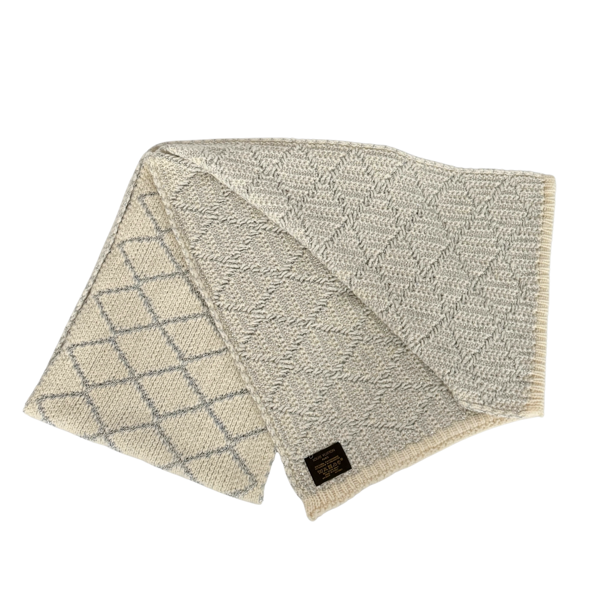 Louis Vuitton Strickschal Creme Beige  / sehr gut Louis Vuitton