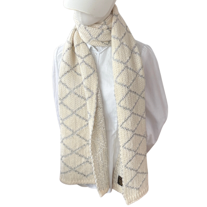 Louis Vuitton Strickschal Creme Beige  / sehr gut Louis Vuitton