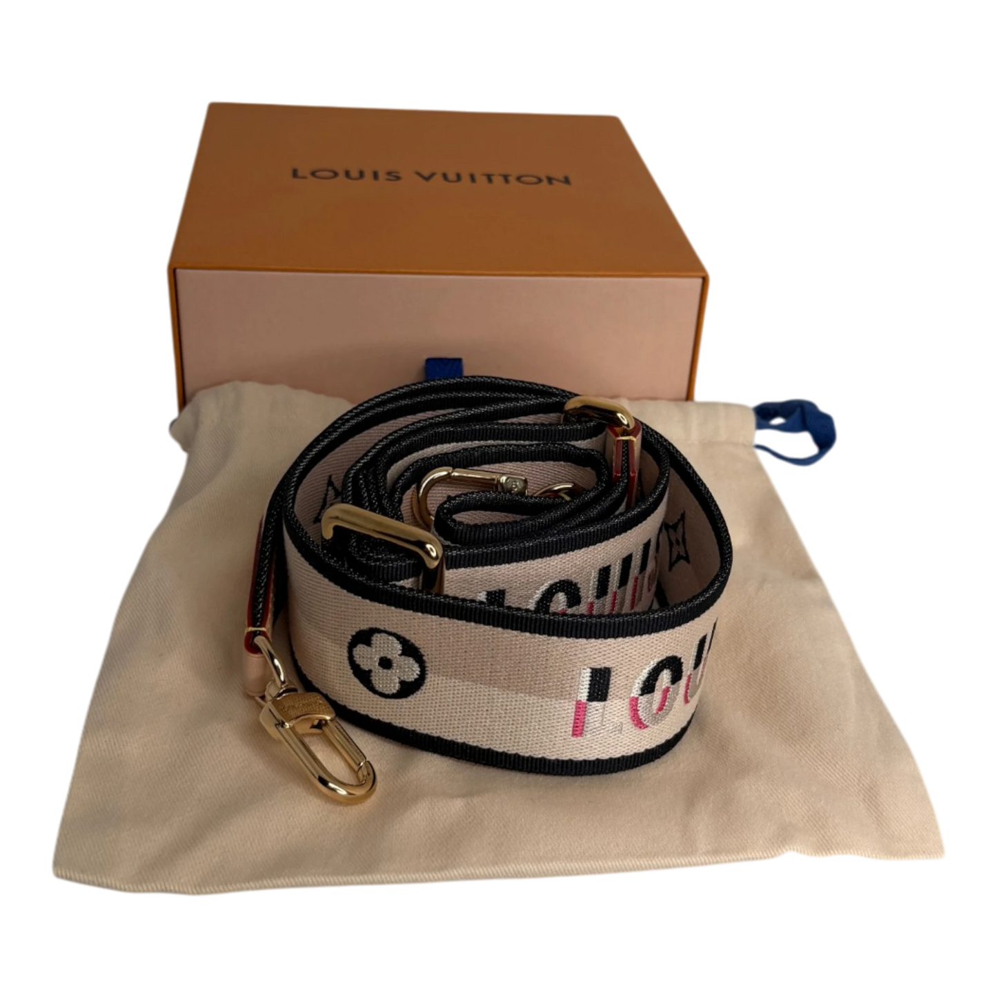 Louis Vuitton Schulterriemen Noir Creme M26926 Fullset Louis Vuitton