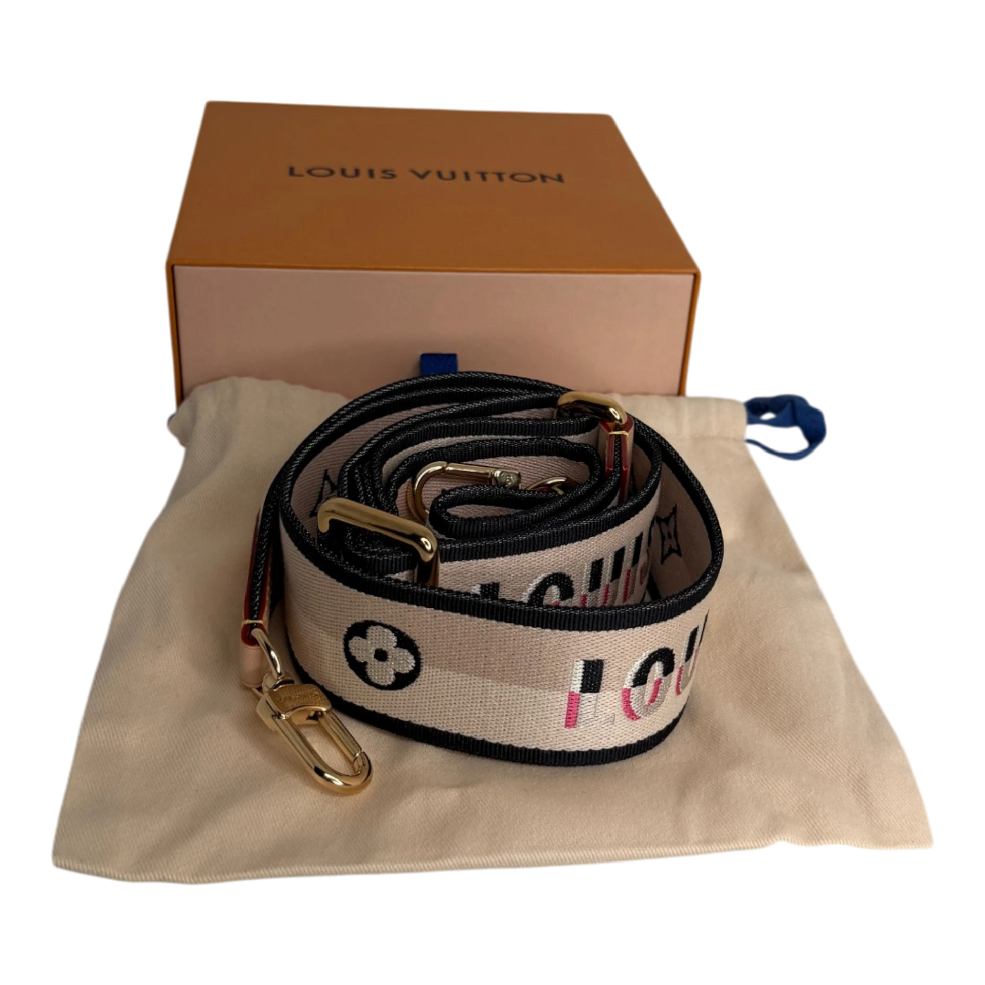 Louis Vuitton Schulterriemen Noir Creme M26926 Fullset Louis Vuitton