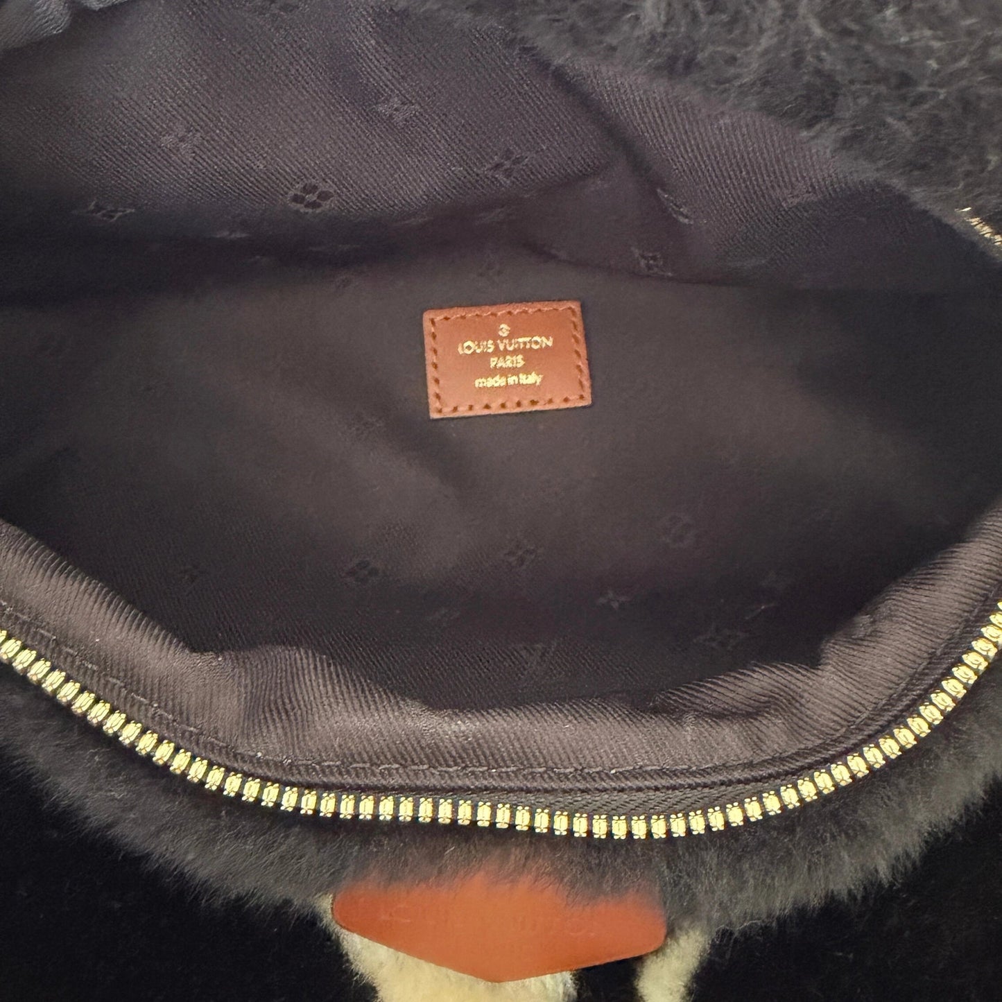 Louis Vuitton Shearling Monogram Bumbag Chocolate Cream Fullset / neuwertig Louis Vuitton