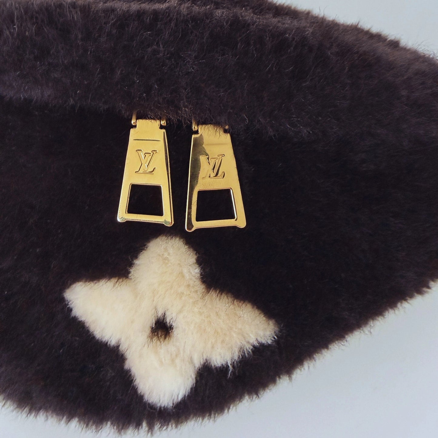 Louis Vuitton Shearling Monogram Bumbag Chocolate Cream Fullset / neuwertig Louis Vuitton