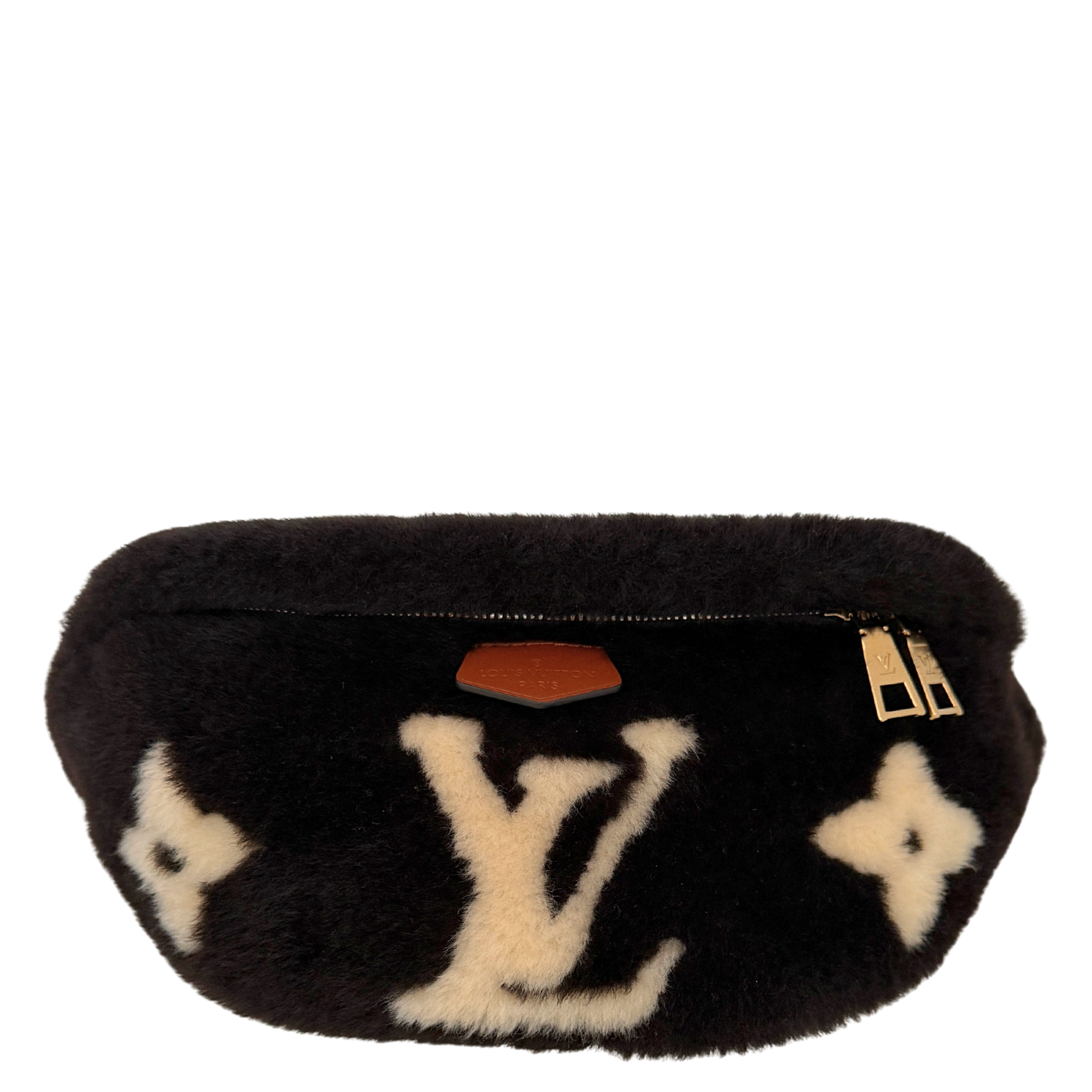 Louis Vuitton Shearling Monogram Bumbag Chocolate Cream Fullset / neuwertig Louis Vuitton