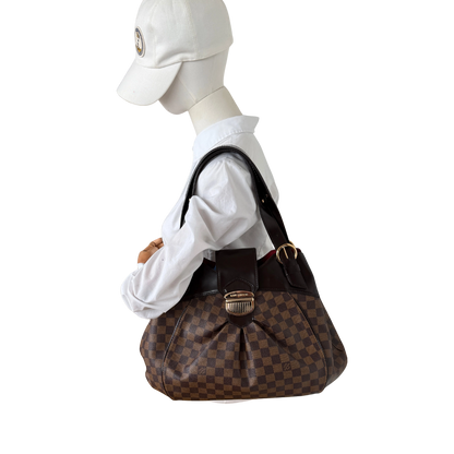 Louis Vuitton Sistina GM Damier Ebene / sehr gut Louis Vuitton