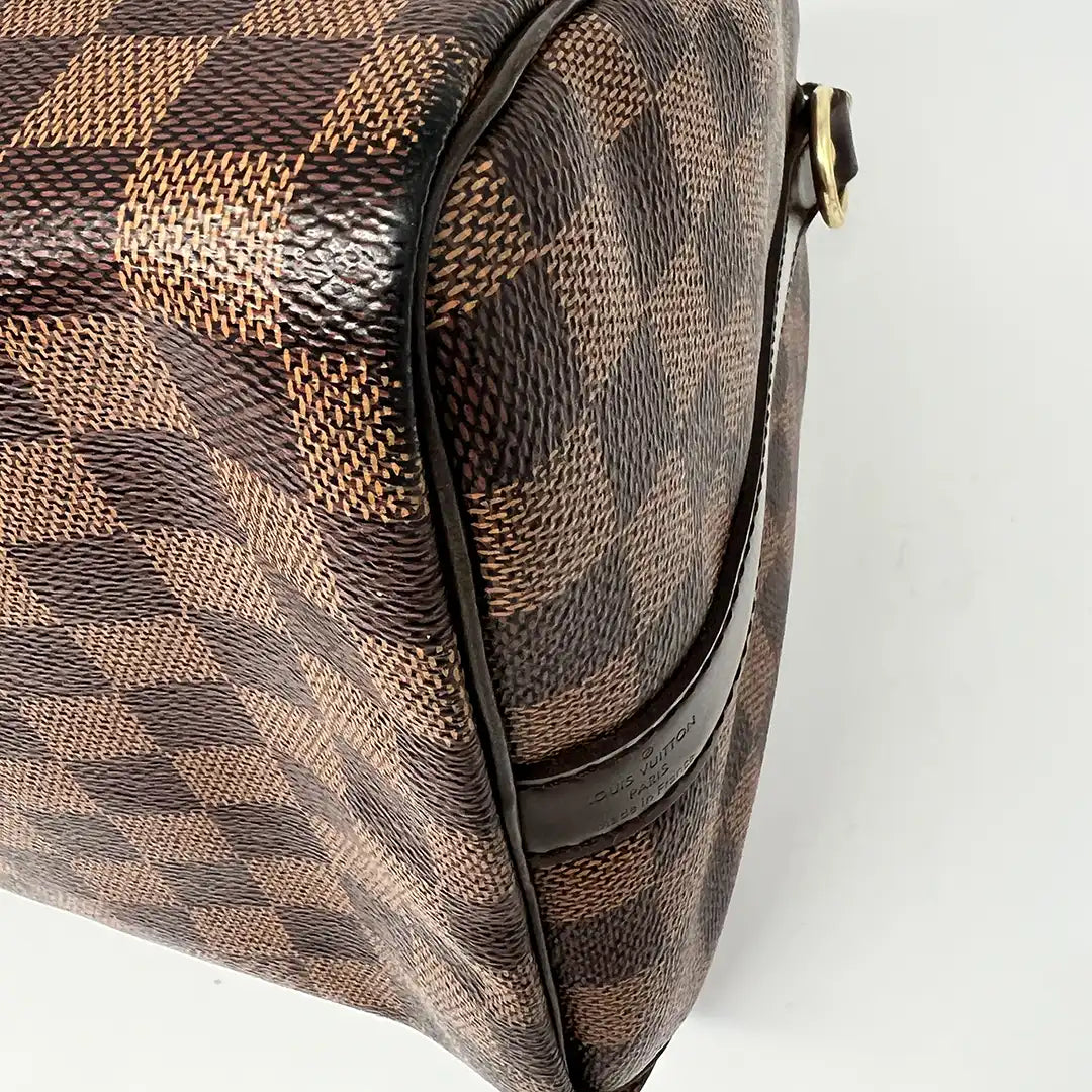 Louis Vuitton Speedy 30 Bandouliere Damier Ebene akzeptabel