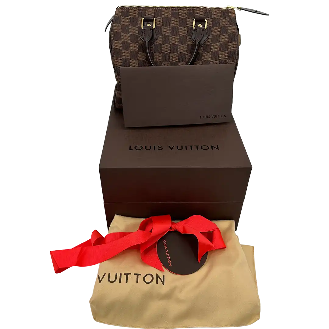 Louis Vuitton Speedy 25 Damier Ebene 2014 Fullset / sehr gut Louis Vuitton