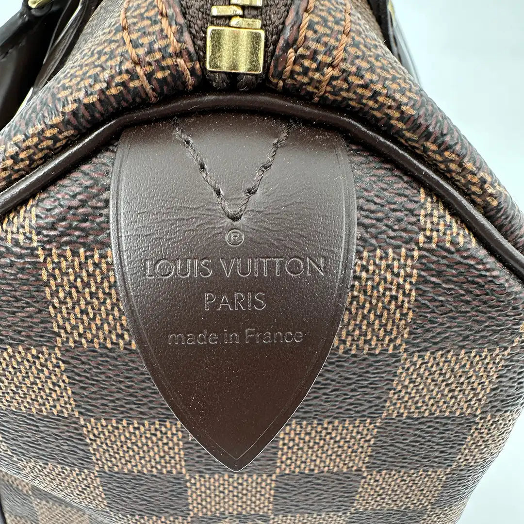 Louis Vuitton Speedy 25 Damier Ebene 2014 Fullset / sehr gut Louis Vuitton