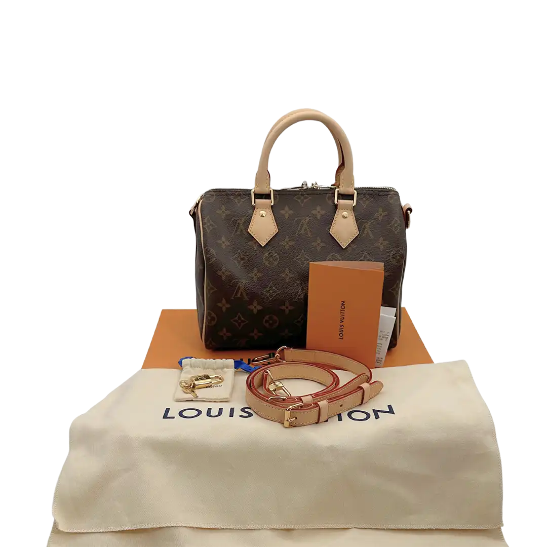 Louis Vuitton Speedy 25 Bandouliere M46977 Monogram Canvas Fullset / sehr gut Louis Vuitton