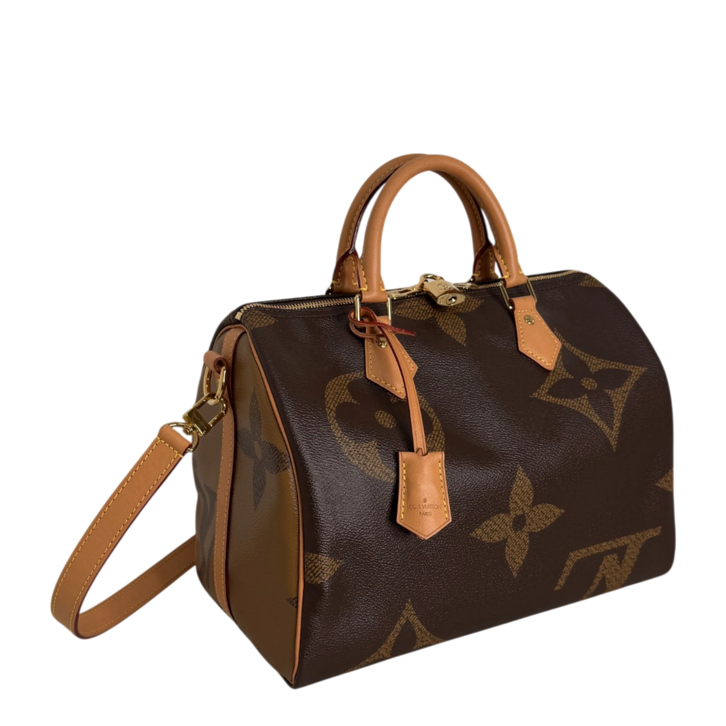 Louis Vuitton Speedy 30 Bandouliere Monogram Giant Reverse Louis Vuitton