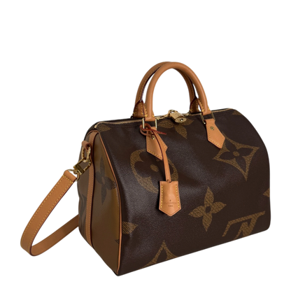 Louis Vuitton Speedy 30 Bandouliere Monogram Giant Reverse Louis Vuitton