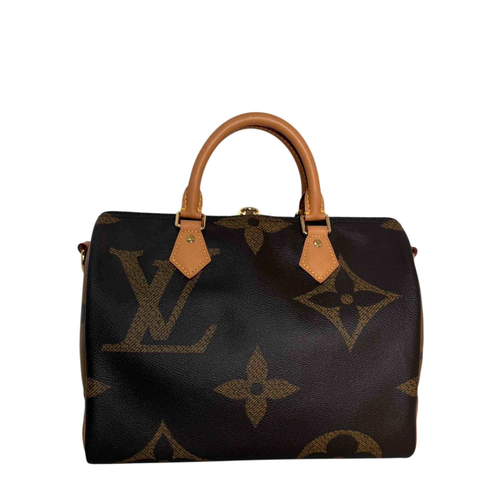 Louis Vuitton Speedy 30 Bandouliere Monogram Giant Reverse Louis Vuitton