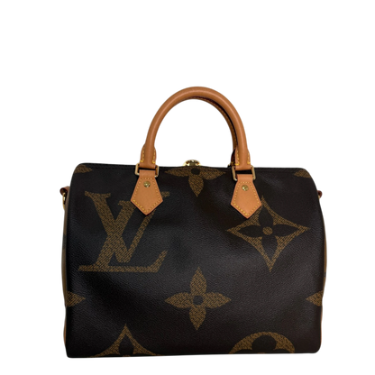 Louis Vuitton Speedy 30 Bandouliere Monogram Giant Reverse Louis Vuitton