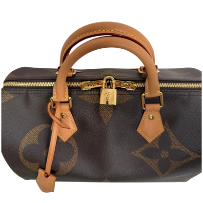 Louis Vuitton Speedy 30 Bandouliere Monogram Giant Reverse Louis Vuitton