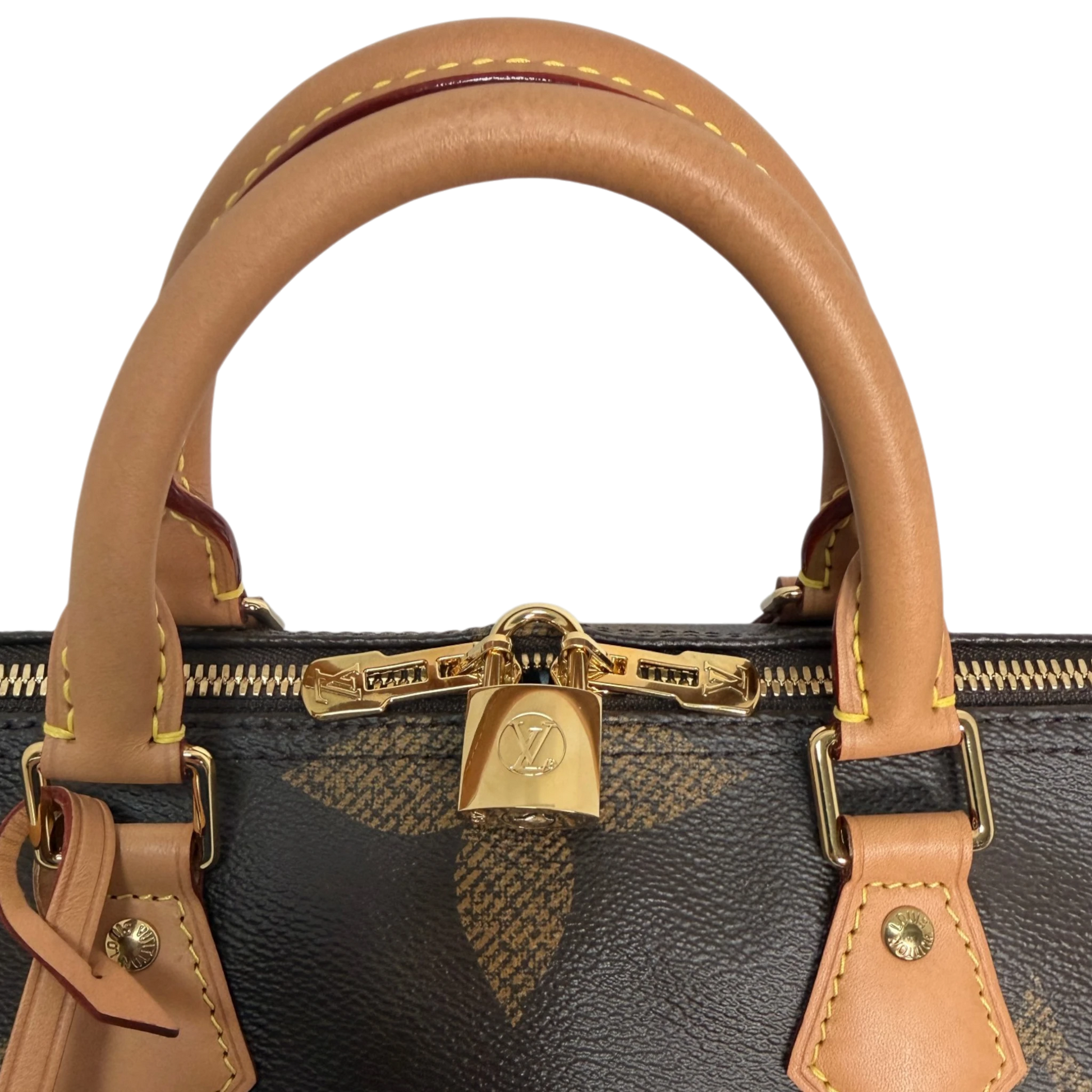 Louis Vuitton Speedy 30 Bandouliere Monogram Giant Reverse Louis Vuitton