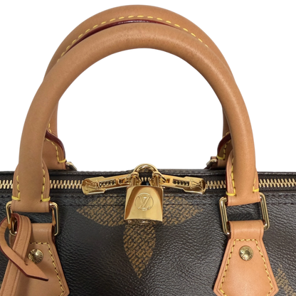 Louis Vuitton Speedy 30 Bandouliere Monogram Giant Reverse Louis Vuitton