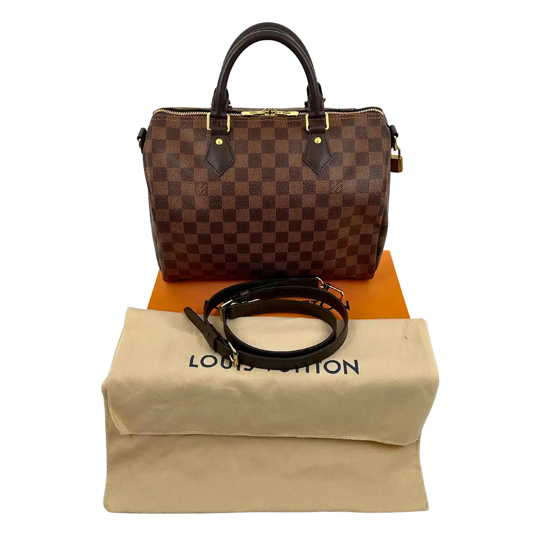 Louis Vuitton Speedy 30 Bandouliere Damier Ebene 2021  / sehr gut Louis Vuitton