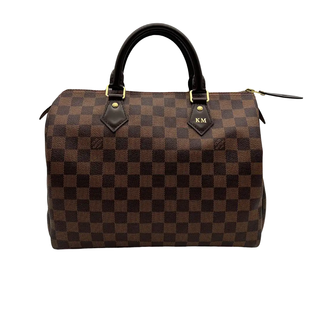 Kopie von Louis Vuitton Speedy 30 Damier Ebene Hot Stamping J.S. Fullset / neuwertig Louis Vuitton