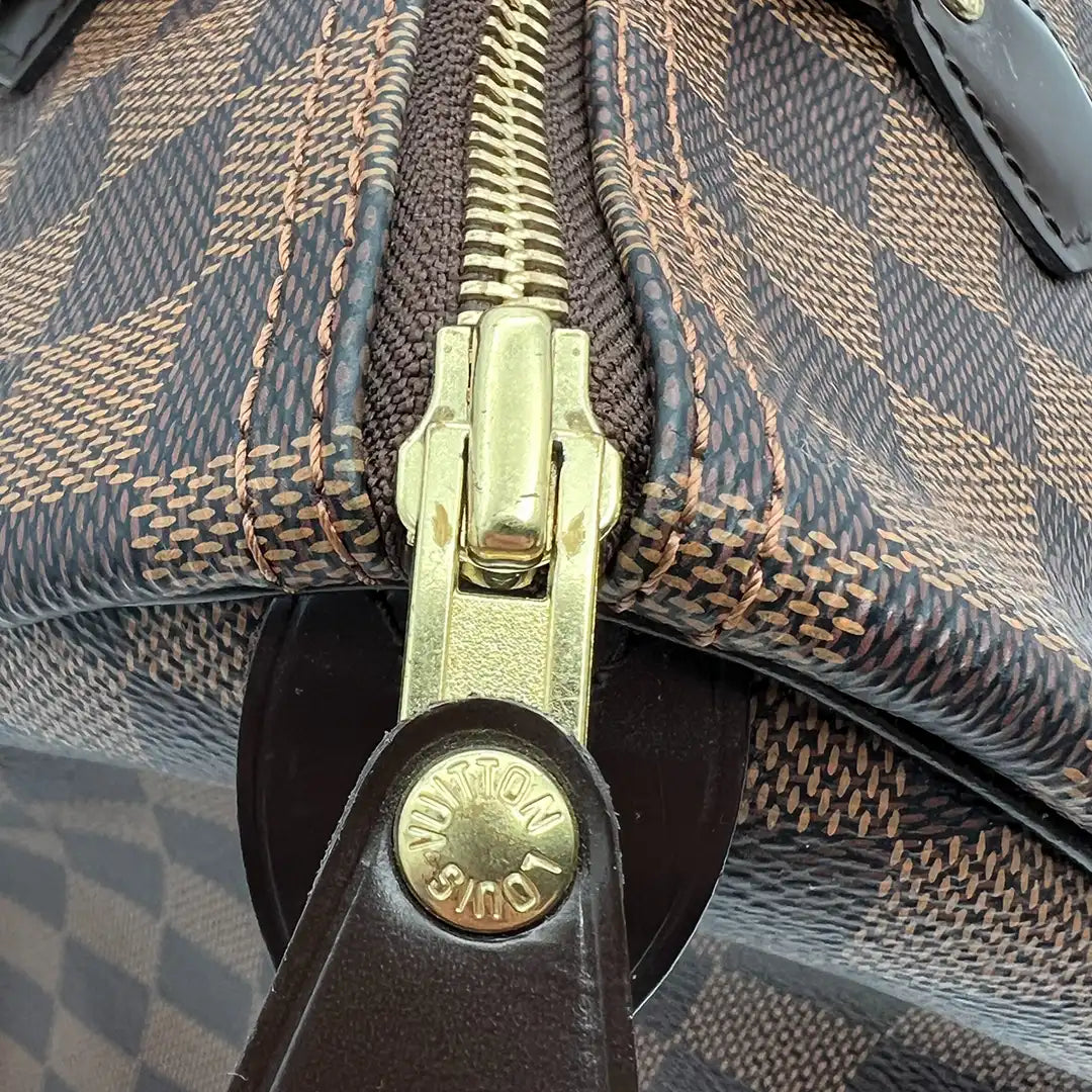 Louis Vuitton Speedy 30 Damier Ebene Hot Stamping K.M. / sehr gut Louis Vuitton