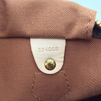 Louis Vuitton Speedy 30 Roses Monogram Canvas  M48610  Braun / neuwertig Louis Vuitton