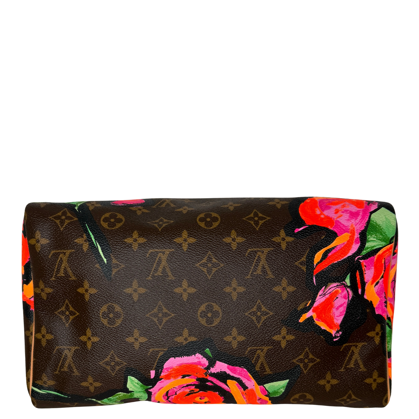 Louis Vuitton Speedy 30 Roses Monogram Canvas  M48610  Braun / neuwertig Louis Vuitton
