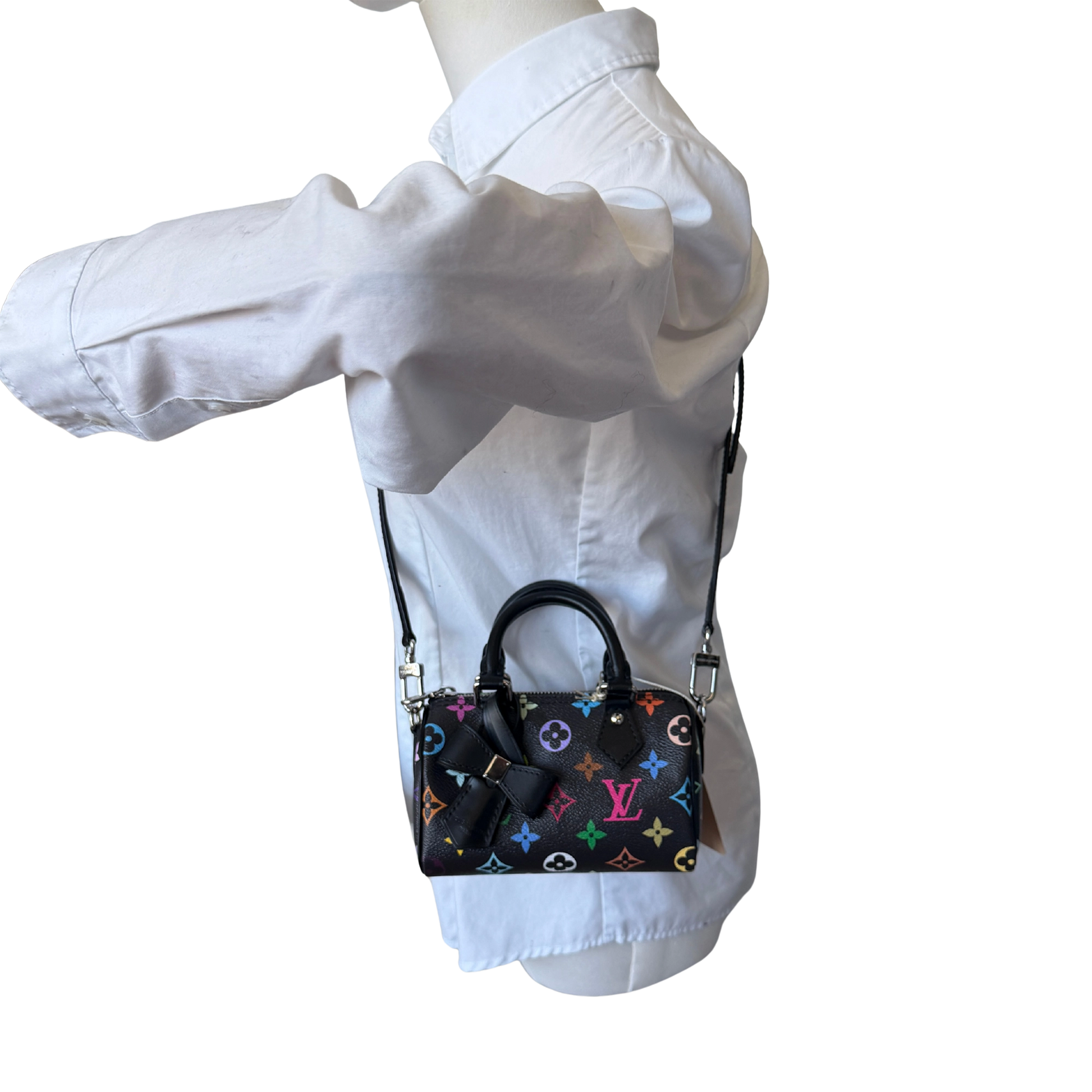 Louis Vuitton LV x TM Nano Speedy Multicolor Noir M13406 Fullset / neuwertig Louis Vuitton