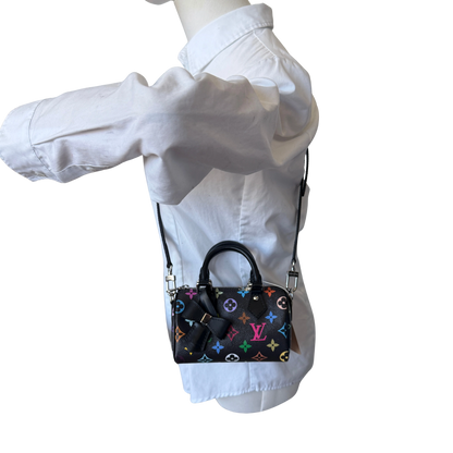Louis Vuitton LV x TM Nano Speedy Multicolor Noir M13406 Fullset / neuwertig Louis Vuitton