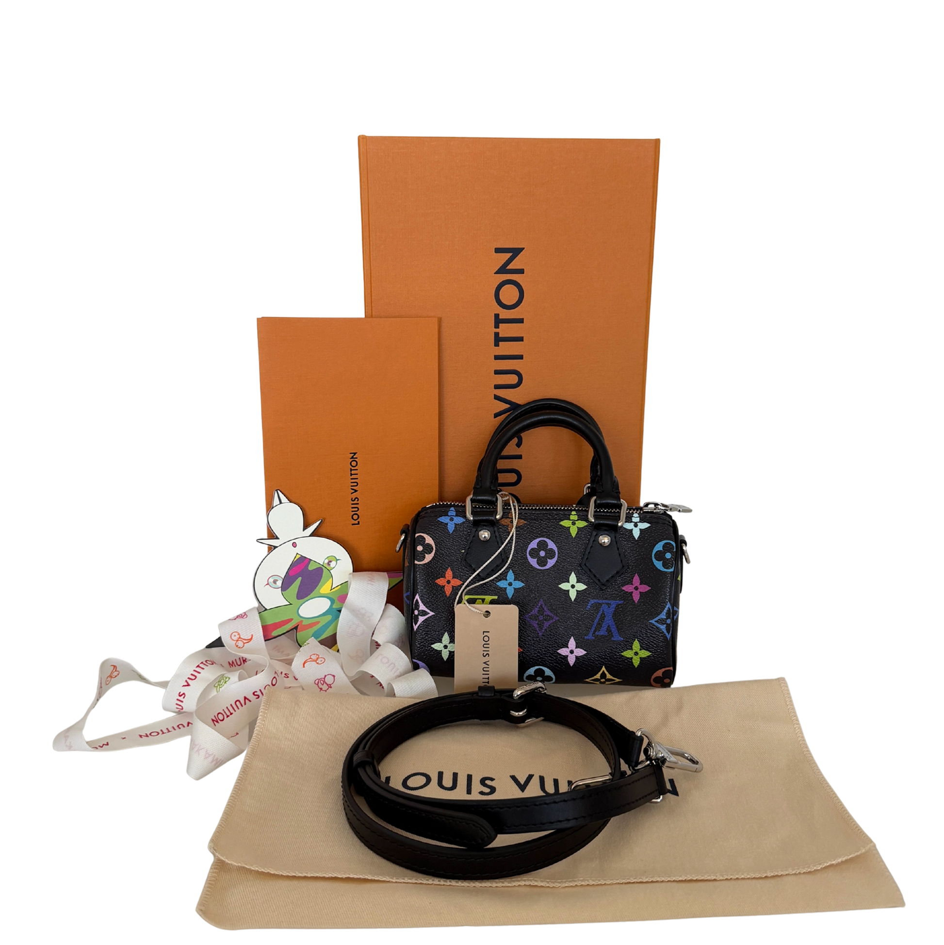 Louis Vuitton LV x TM Nano Speedy Multicolor Noir M13406 Fullset / neuwertig Louis Vuitton