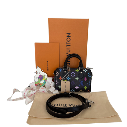 Louis Vuitton LV x TM Nano Speedy Multicolor Noir M13406 Fullset / neuwertig Louis Vuitton