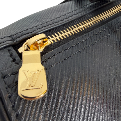 Louis Vuitton Speedy Soft 30 Epi Leder Schwarz Gold