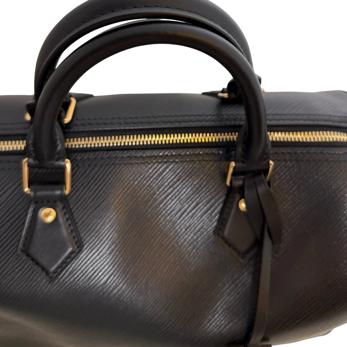 Louis Vuitton Speedy Soft 30 Epi Leder Schwarz Gold