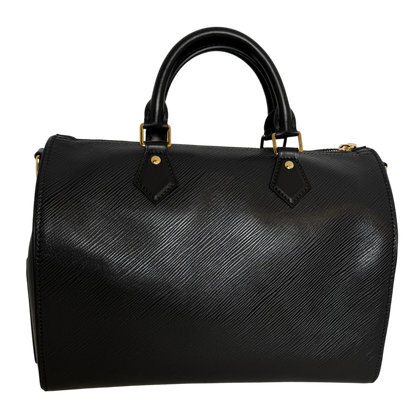Louis Vuitton Speedy Soft 30 Epi Leder Schwarz Gold