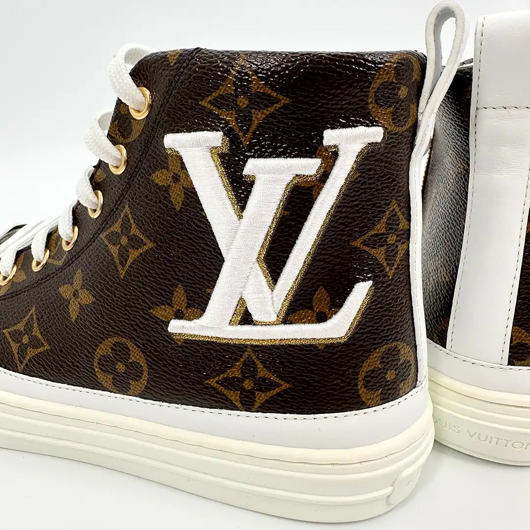 Louis Vuitton Patent Monogram Stellar Sneaker Boots 1A4X32 / ungetragen Louis Vuitton