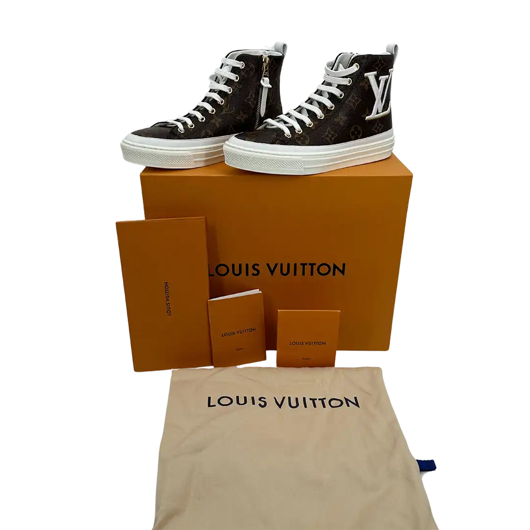 Louis Vuitton Patent Monogram Stellar Sneaker Boots 1A4X32 / ungetragen Louis Vuitton